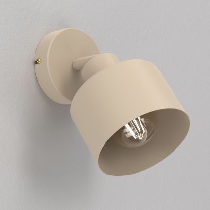 Стенно насочващо осветително тяло PARKLA 1xE27/15W/230V бежово