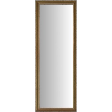 Стенно огледало CARLO 130x40 см, месингов финиш