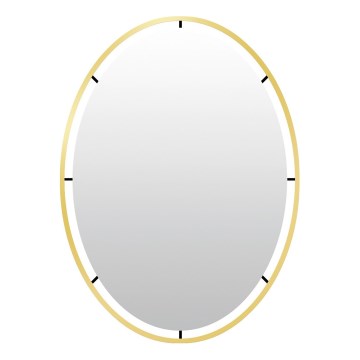 Стенно огледало SALEM 80x60 см златно
