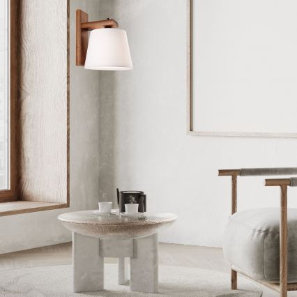 Стенно осветително тяло AIDA 1xE27/60W/230V, цвят дъб