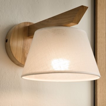 Стенно осветително тяло ANTONIO 1xE14/40W/230V дъб