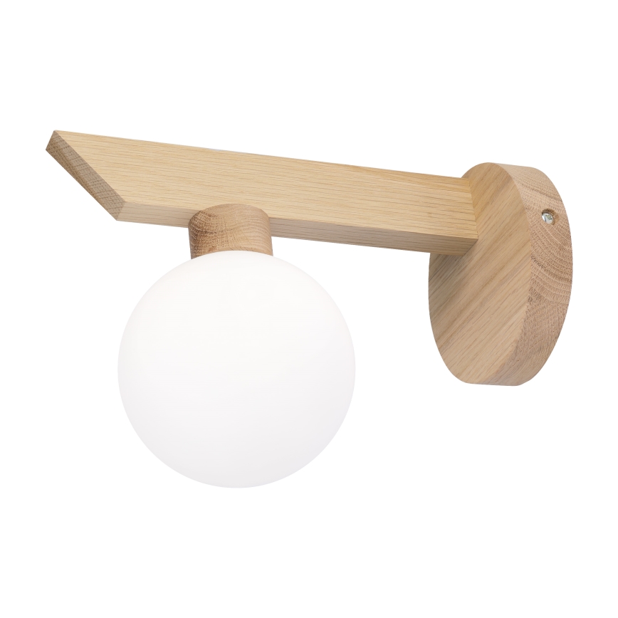 Стенно осветително тяло ANTONIO 1xG9/5W/230V дъб/бяло