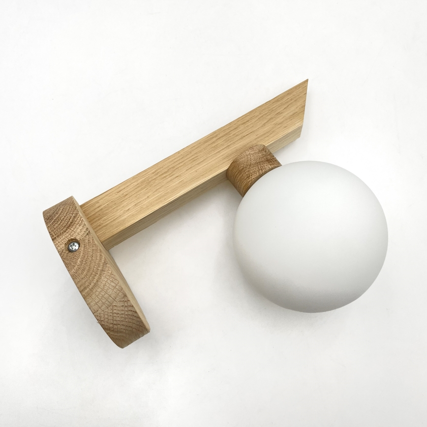 Стенно осветително тяло ANTONIO 1xG9/5W/230V дъб/бяло