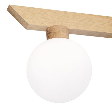 Стенно осветително тяло ANTONIO 1xG9/5W/230V дъб/бяло