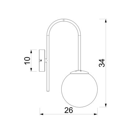 Стенно осветително тяло CAMBRIDGE 1xE14/15W/230V зелено