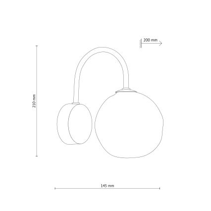Stенно осветително тяло LAVA 1xG9/8W/230V бежово/опушено бежово