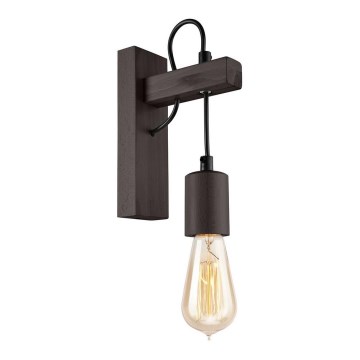 Стенно осветително тяло LEON 1xE27/60W/230V бук
