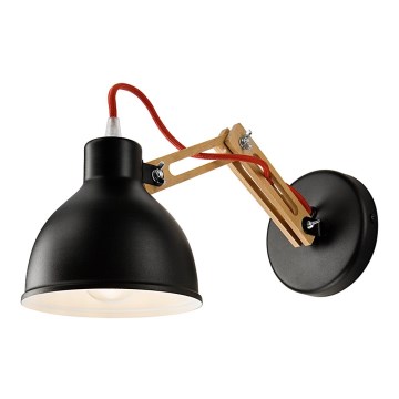 Стенно осветително тяло MARCELLO 1xE27/60W/230V бук