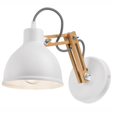 Стенно осветително тяло MARCELLO 1xE27/60W/230V бук