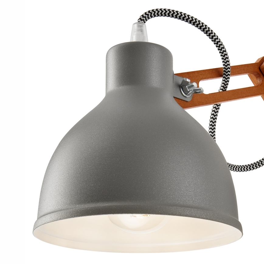 Стенно осветително тяло MARCELLO 1xE27/60W/230V бук