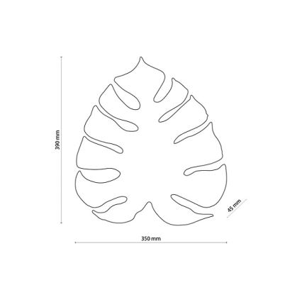 Стенно осветително тяло MONSTERA 3xG9/8W/230V златисто