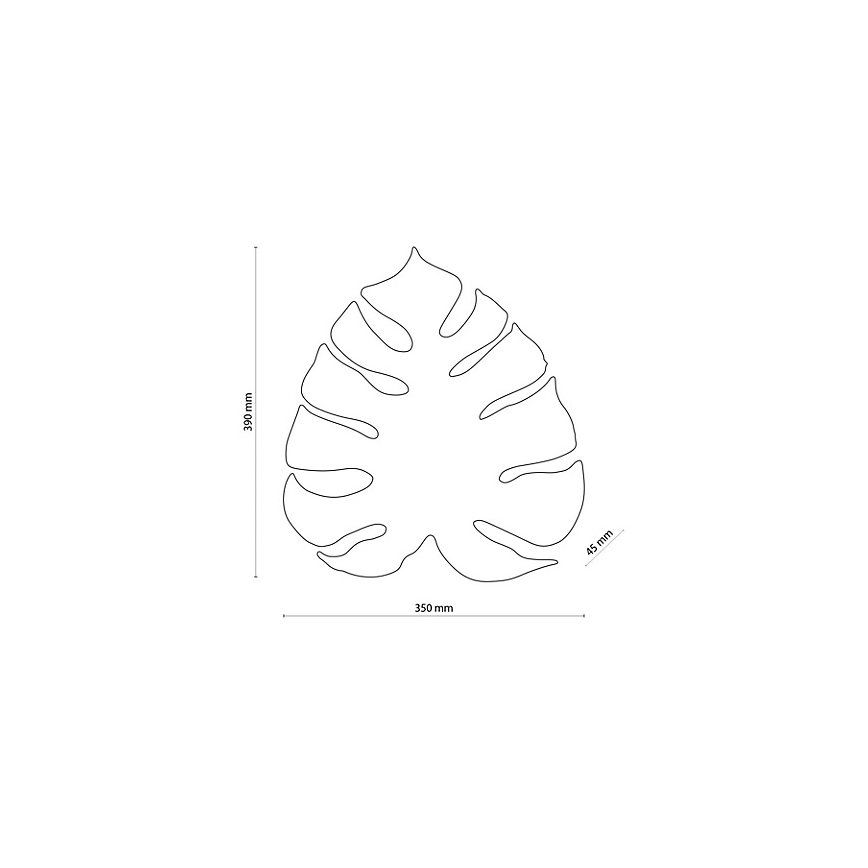 Стенно осветително тяло MONSTERA 3xG9/8W/230V златисто