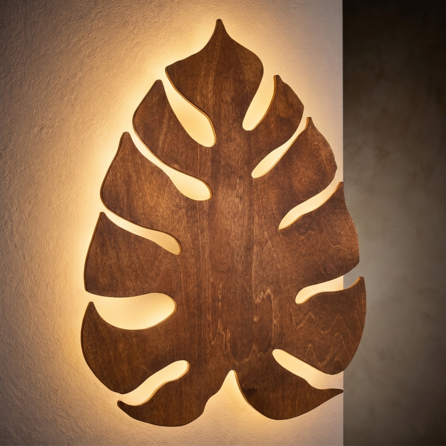 Стенно осветително тяло MONSTERA 3xG9/8W/230V кафяво