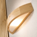 Стенно осветително тяло NATURAL 1xE27/60W/230V бор/бежов