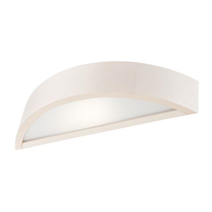 Стенно осветително тяло NATURAL 1xE27/60W/230V борово/кремаво
