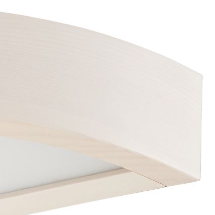 Стенно осветително тяло NATURAL 1xE27/60W/230V борово/кремаво