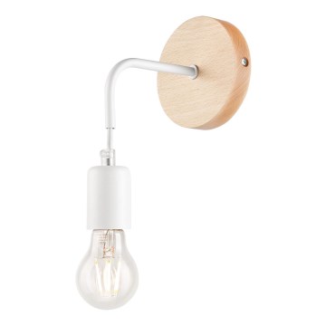 Стенно осветително тяло ORAZIO 1xE27/60W/230V бук