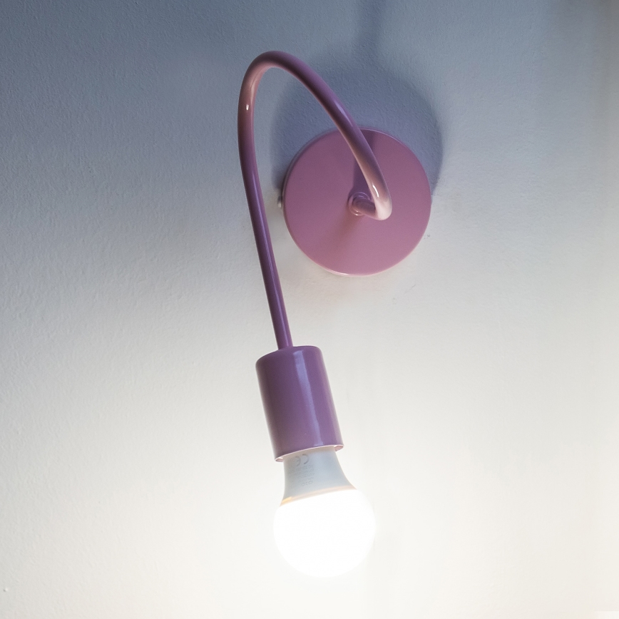 Стенно осветително тяло OXFORD 1xE27/15W/230V розово