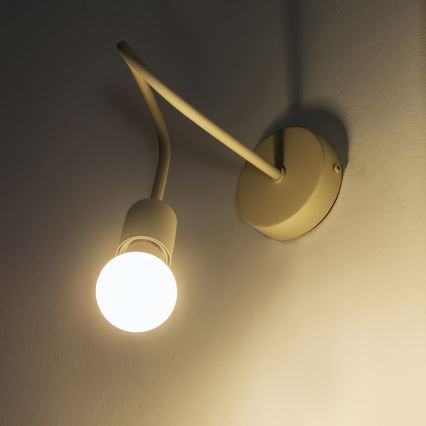 Стенно осветително тяло OXFORD 1xE27/15W/230V, кремаво