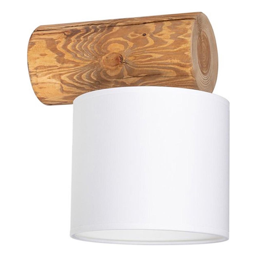 Стенно осветително тяло PINO MIX 1xE27/25W/230V от бор