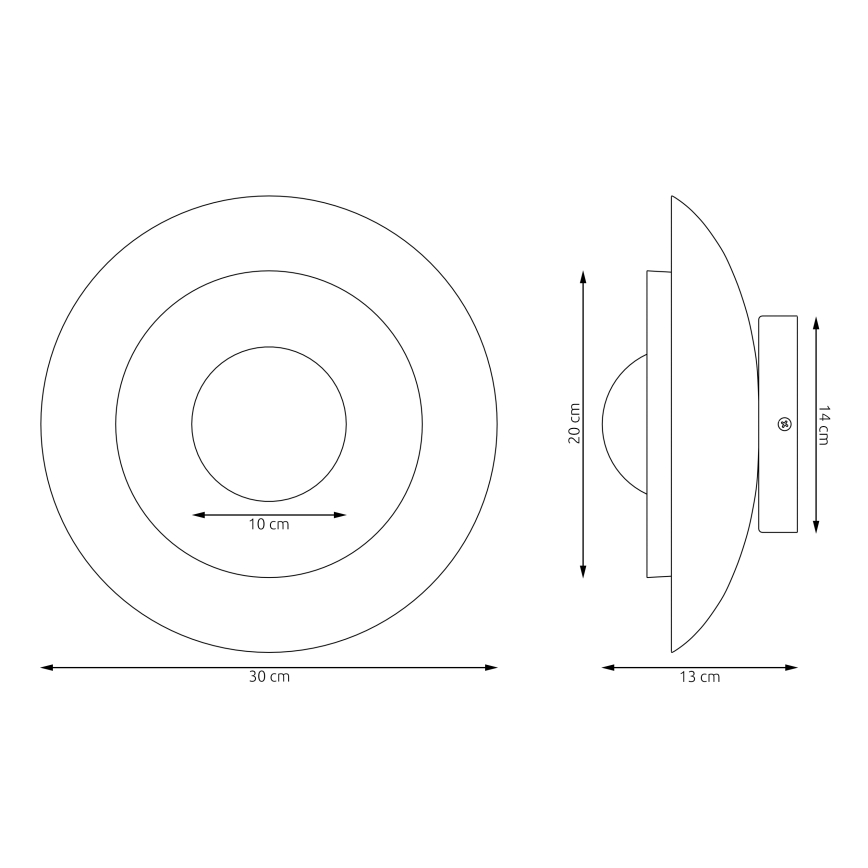 Стенно осветително тяло POPPI 1xG9/8W/230V бежово/бяло
