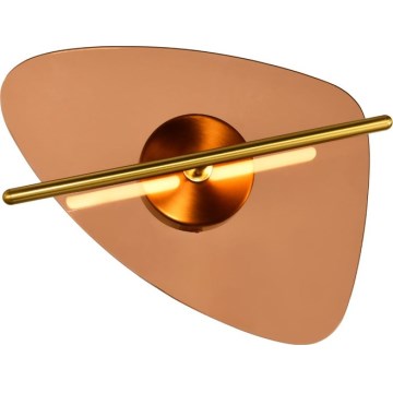 Стенно осветително тяло RELAX LED/5W/230V, златисто/опушено кафяво