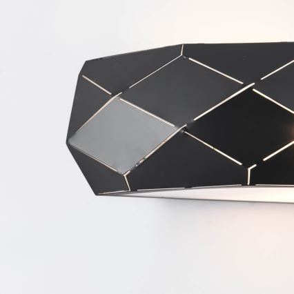 Стенно осветително тяло REUS 1xE27/40W/230V черно