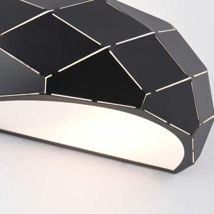 Стенно осветително тяло REUS 1xE27/40W/230V черно