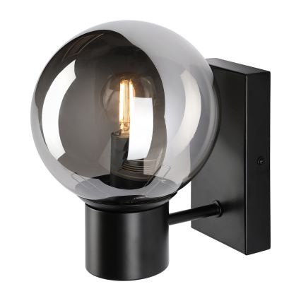 Стенно осветително тяло SFERIO 1xE14/5W/230V черно/опушено черно