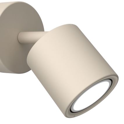 Стенно точково осветително тяло DEMIA 1xGU10/8W/230V бежово