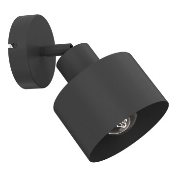 Стенно точково осветително тяло PARKLA 1xE27/15W/230V черно