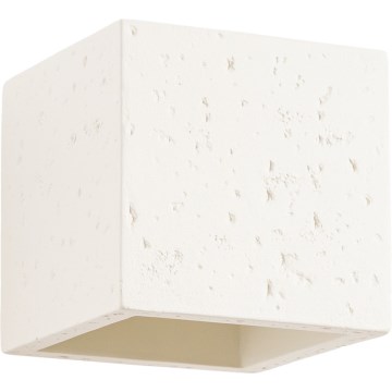 Стенно точково осветително тяло QUAD 1xG9/8W/230V бетон/кремаво