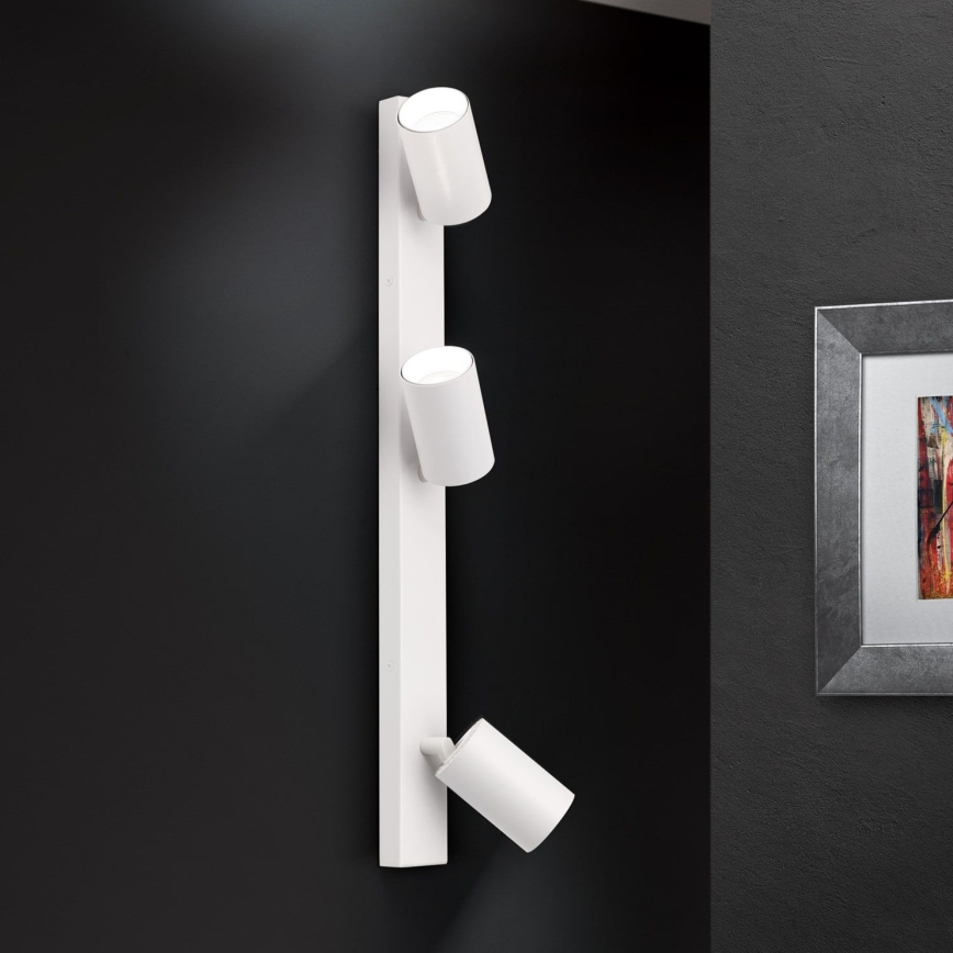 Стенно точково осветително тяло SEAN 3xGU10/13W/230V бяло