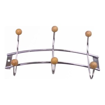 Стенно закачалка 11,5x21 см, лъскав хром