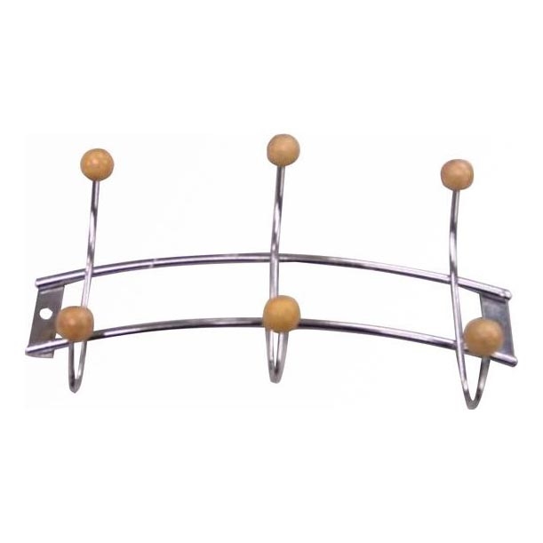 Стенно закачалка 11,5x21 см, лъскав хром