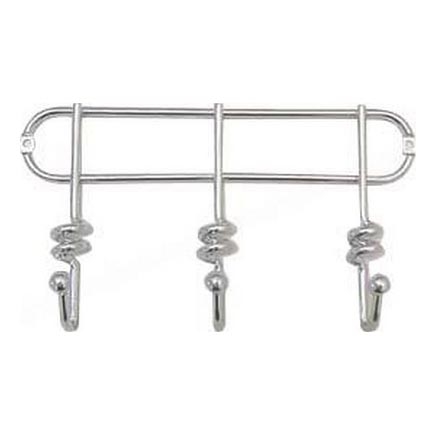 Стенно закачалка TWIST 13,3x25,3 см, хром с блясък