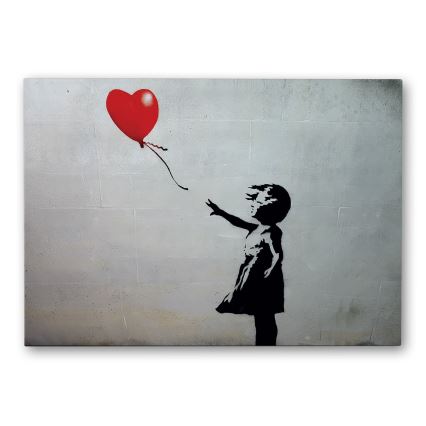 Стенопис върху платно 50x70 см черен/сив