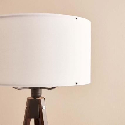 Стойка лампа AYD 1xE27/40W/230V кафяво/бежево