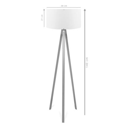 Стойка лампа AYD 1xE27/40W/230V кафяво