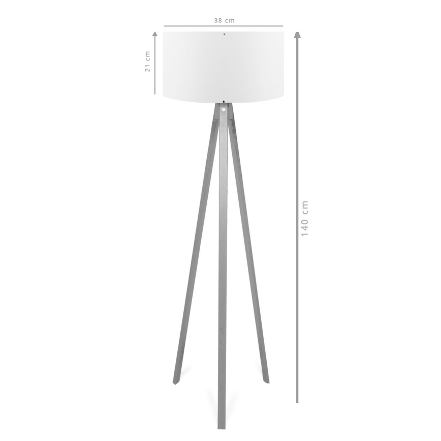 Стойка лампа AYD 1xE27/40W/230V кафяво