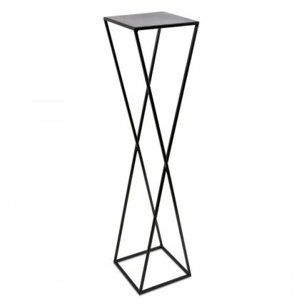 Стойка за цветя 100x24 черна