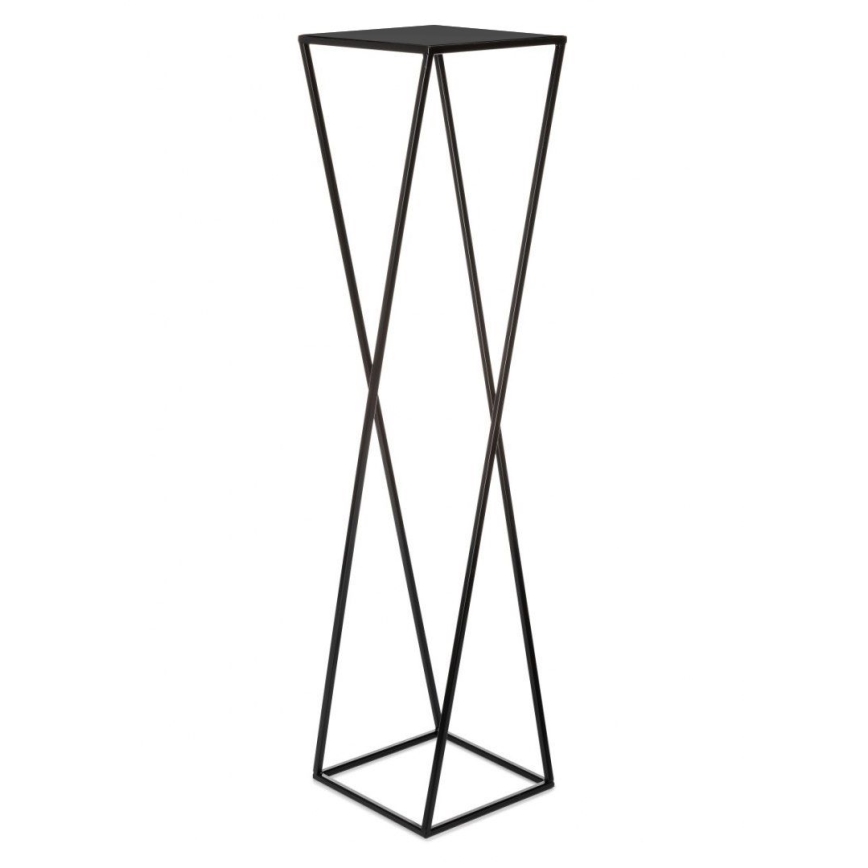 Стойка за цветя 100x24 см черен