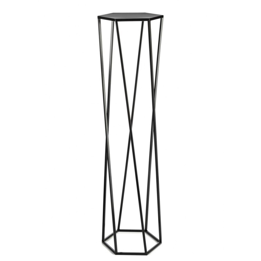 Стойка за цветя 100x24 см черен