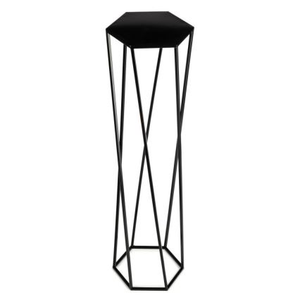 Стойка за цветя 100x24 см черен