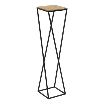 Стойка за цветя 100x24 см черен