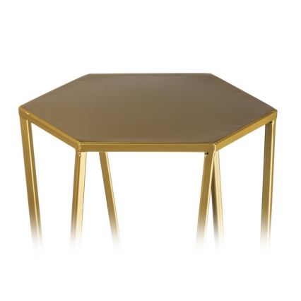 Стойка за цветя 100x24 см златист