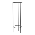 Стойка за цветя 100x32 см черна