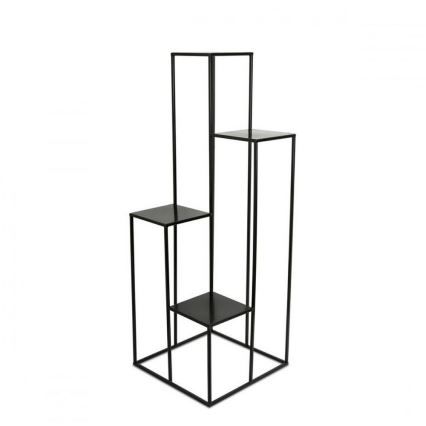 Стойка за цветя 110x40 см черен