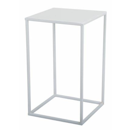 Стойка за цветя 40x24 см бял