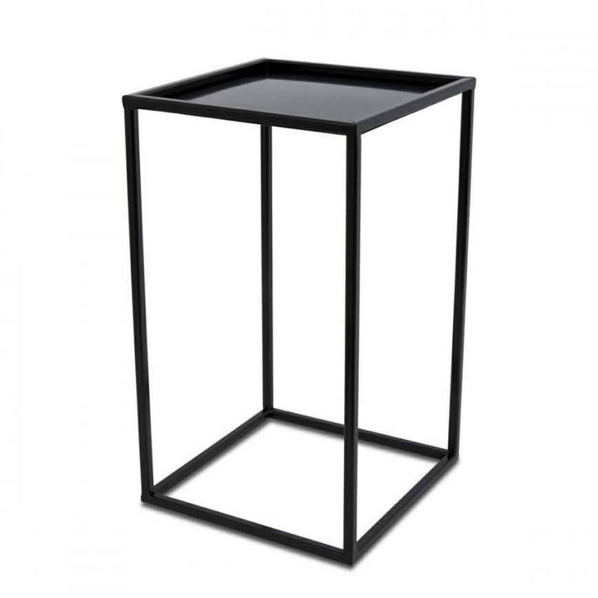 Стойка за цветя 40x24 см черен
